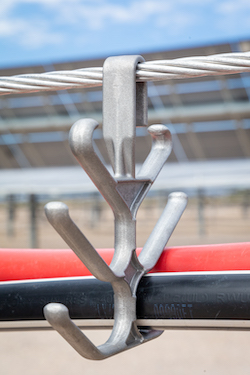 Solar cable management solution